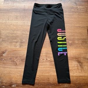 Girls Justice Leggings. Size 8.